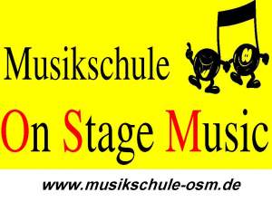 Dieses Bild zeigt das Logo des Unternehmens Musikschule On Stage Music